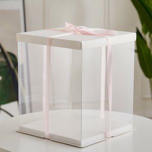 NWT - 8-Inch Three Layer Cake Boxes (26x26x25cm) - Quantity 5